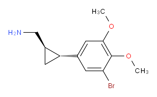 rac-[(1R,2R)-2-(3-bromo-4,5-dimethoxyphenyl)cyclopropyl]methanamine