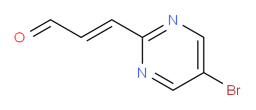 3-(5-bromopyrimidin-2-yl)prop-2-enal