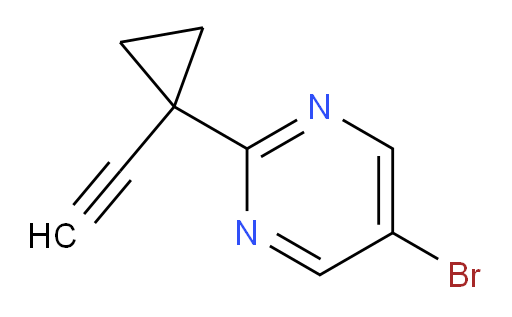 5-bromo-2-(1-ethynylcyclopropyl)pyrimidine