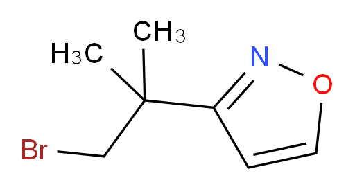3-(1-bromo-2-methylpropan-2-yl)-1,2-oxazole