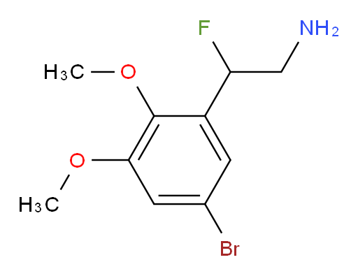 2-(5-bromo-2,3-dimethoxyphenyl)-2-fluoroethan-1-amine