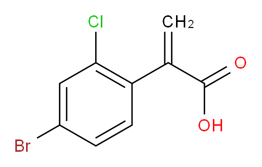 2-(4-bromo-2-chlorophenyl)prop-2-enoic acid