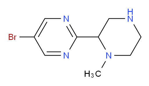5-bromo-2-(1-methylpiperazin-2-yl)pyrimidine