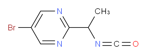 5-bromo-2-(1-isocyanatoethyl)pyrimidine