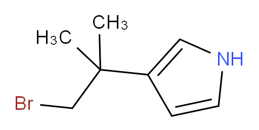 3-(1-bromo-2-methylpropan-2-yl)-1H-pyrrole
