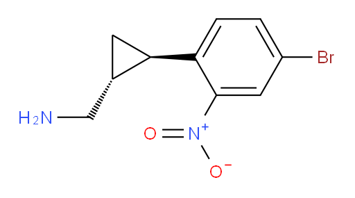 rac-[(1R,2R)-2-(4-bromo-2-nitrophenyl)cyclopropyl]methanamine