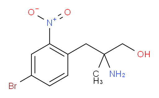 2-amino-3-(4-bromo-2-nitrophenyl)-2-methylpropan-1-ol