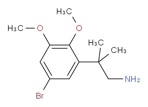 2-(5-bromo-2,3-dimethoxyphenyl)-2-methylpropan-1-amine