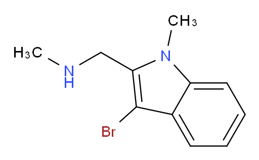 [(3-bromo-1-methyl-1H-indol-2-yl)methyl](methyl)amine