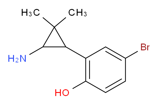2-(3-amino-2,2-dimethylcyclopropyl)-4-bromophenol