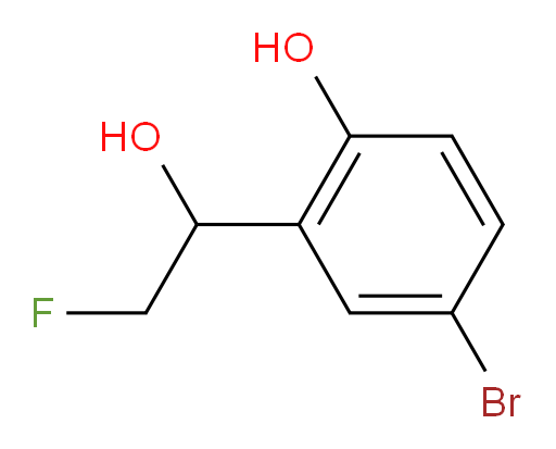 4-bromo-2-(2-fluoro-1-hydroxyethyl)phenol