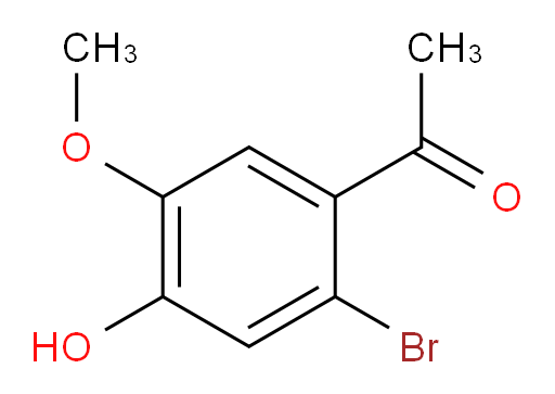 1-(2-bromo-4-hydroxy-5-methoxyphenyl)ethan-1-one