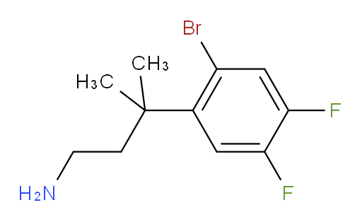 3-(2-bromo-4,5-difluorophenyl)-3-methylbutan-1-amine