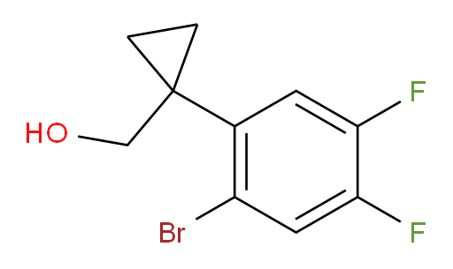 [1-(2-bromo-4,5-difluorophenyl)cyclopropyl]methanol