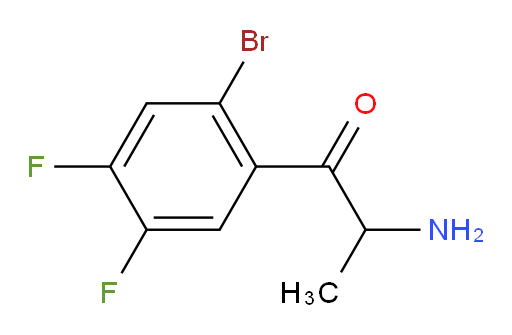 2-amino-1-(2-bromo-4,5-difluorophenyl)propan-1-one