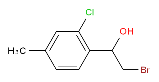 2-bromo-1-(2-chloro-4-methylphenyl)ethan-1-ol