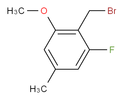 2-(bromomethyl)-1-fluoro-3-methoxy-5-methylbenzene