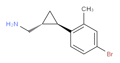 rac-[(1R,2R)-2-(4-bromo-2-methylphenyl)cyclopropyl]methanamine