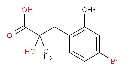 3-(4-bromo-2-methylphenyl)-2-hydroxy-2-methylpropanoic acid