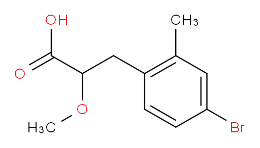 3-(4-bromo-2-methylphenyl)-2-methoxypropanoic acid