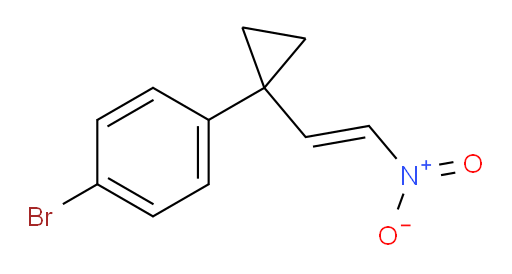 1-bromo-4-[1-(2-nitroethenyl)cyclopropyl]benzene