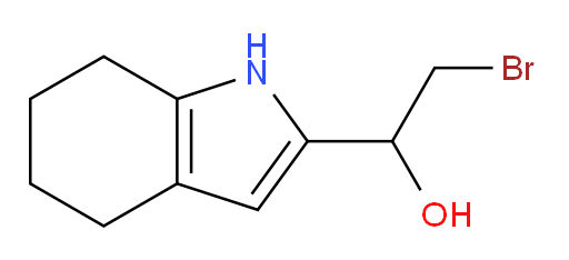 2-bromo-1-(4,5,6,7-tetrahydro-1H-indol-2-yl)ethan-1-ol