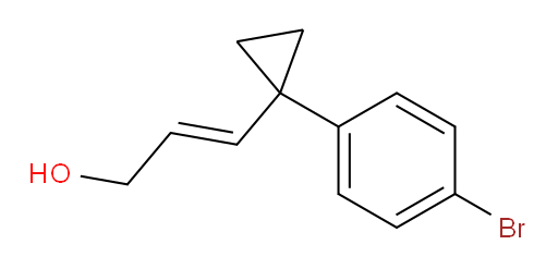 3-[1-(4-bromophenyl)cyclopropyl]prop-2-en-1-ol