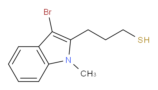 3-(3-bromo-1-methyl-1H-indol-2-yl)propane-1-thiol