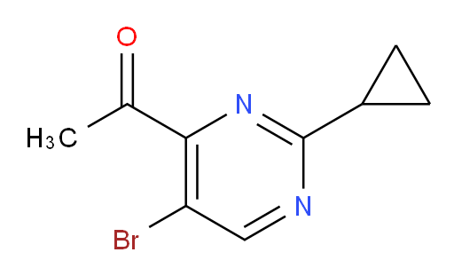 1-(5-bromo-2-cyclopropylpyrimidin-4-yl)ethan-1-one
