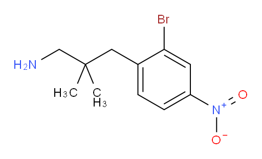 3-(2-bromo-4-nitrophenyl)-2,2-dimethylpropan-1-amine