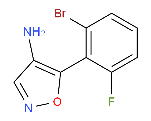 5-(2-bromo-6-fluorophenyl)-1,2-oxazol-4-amine