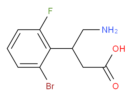 4-amino-3-(2-bromo-6-fluorophenyl)butanoic acid