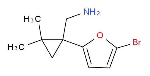 [1-(5-bromofuran-2-yl)-2,2-dimethylcyclopropyl]methanamine