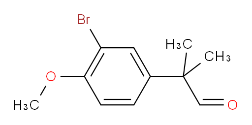 2-(3-bromo-4-methoxyphenyl)-2-methylpropanal