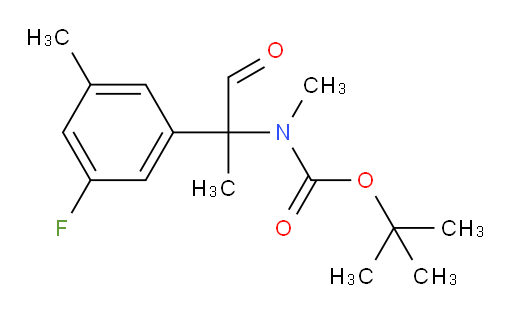 tert-butyl N-[2-(3-fluoro-5-methylphenyl)-1-oxopropan-2-yl]-N-methylcarbamate