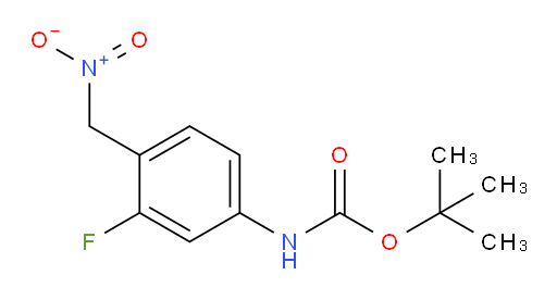 tert-butyl N-[3-fluoro-4-(nitromethyl)phenyl]carbamate