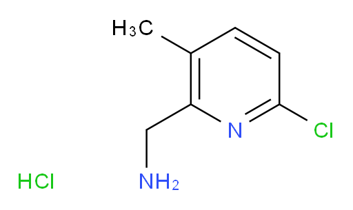 1-(6-chloro-3-methylpyridin-2-yl)methanamine hydrochloride