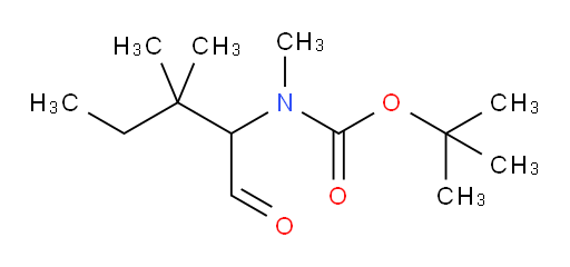 tert-butyl N-(3,3-dimethyl-1-oxopentan-2-yl)-N-methylcarbamate