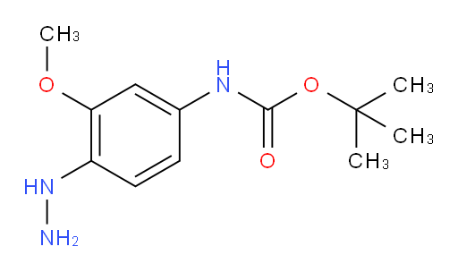 tert-butyl N-(4-hydrazinyl-3-methoxyphenyl)carbamate