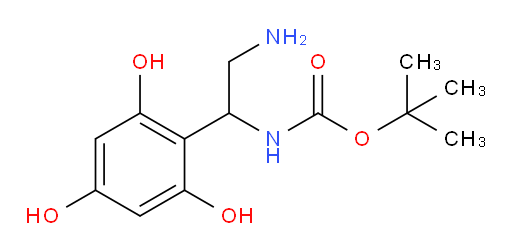 tert-butyl N-[2-amino-1-(2,4,6-trihydroxyphenyl)ethyl]carbamate