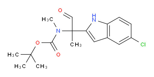 tert-butyl N-[2-(5-chloro-1H-indol-2-yl)-1-oxopropan-2-yl]-N-methylcarbamate