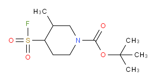 tert-butyl 4-(fluorosulfonyl)-3-methylpiperidine-1-carboxylate