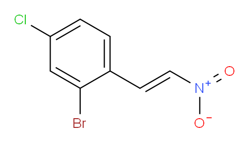 2-bromo-4-chloro-1-(2-nitroethenyl)benzene