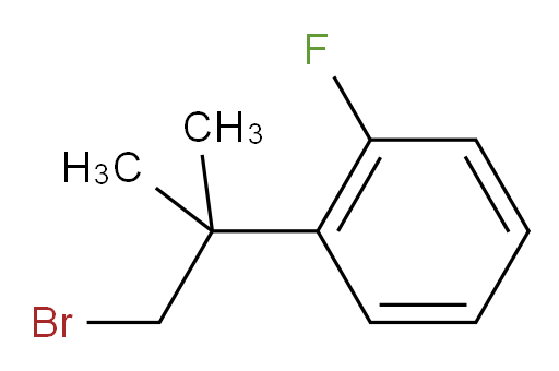 1-(1-bromo-2-methylpropan-2-yl)-2-fluorobenzene