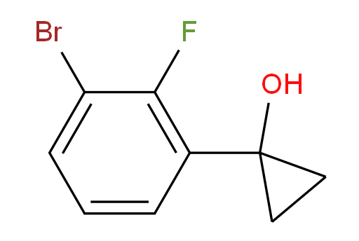 1-(3-bromo-2-fluorophenyl)cyclopropan-1-ol