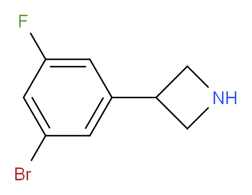3-(3-bromo-5-fluorophenyl)azetidine