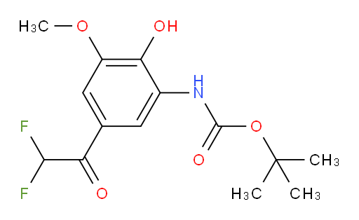 tert-butyl N-[5-(2,2-difluoroacetyl)-2-hydroxy-3-methoxyphenyl]carbamate