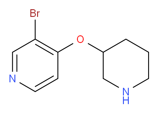 3-bromo-4-(piperidin-3-yloxy)pyridine