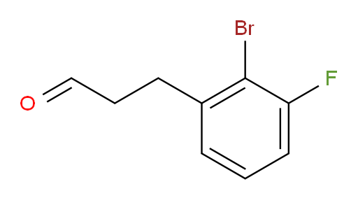 3-(2-bromo-3-fluorophenyl)propanal