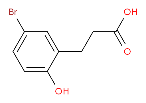 3-(5-bromo-2-hydroxyphenyl)propanoic acid